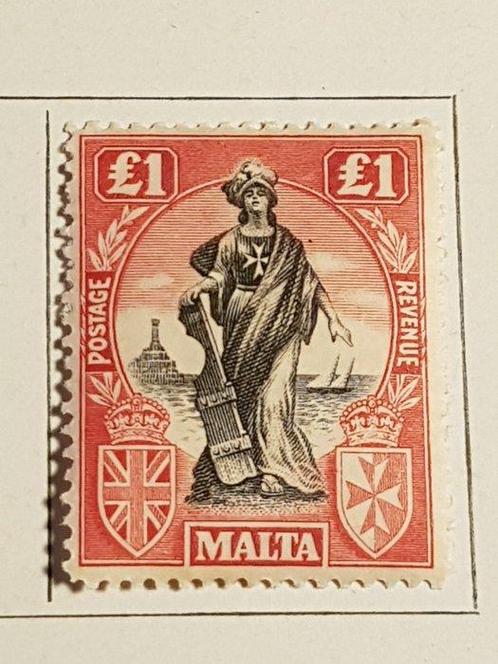 Malte 1882/1938 - Importante collection de feuilles dYvert, Timbres & Monnaies, Timbres | Europe | Royaume-Uni
