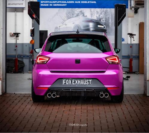 FOX Seat Ibiza V - KJ einddemper met uitlaatklep uitlaat rec, Auto-onderdelen, Uitlaatsystemen, Nieuw, Verzenden