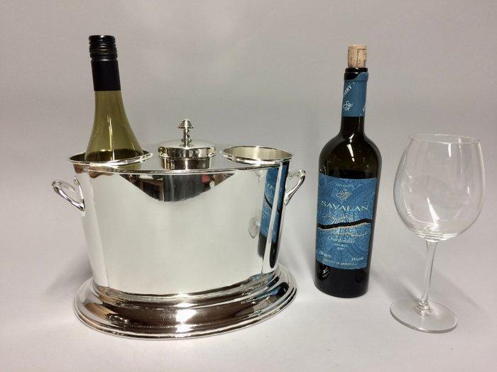 Wijnkoeler - Wijnkoeler voor twee flessen met een vak voor, Huis en Inrichting, Overige Huis en Inrichting