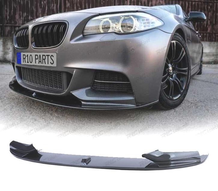 SPOILER LÈVRE AVANT BMW F10 F11 10- LOOK M PERFORMANCE CARBO, Auto-onderdelen, Carrosserie, Verzenden