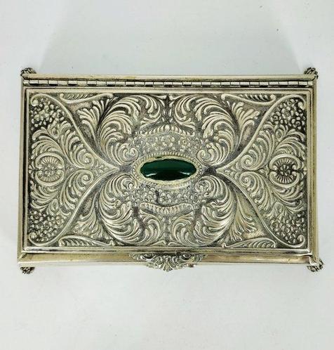 ② Prachtig zilveren juwelenkistje - .800 Italië - — Antiek | Zilver en Goud — 2dehands