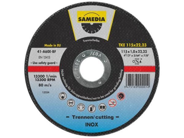 Veiling - 10x Samedia TKE 230 Doorslijpschijf – 230 mm Sli, Doe-het-zelf en Bouw, Gereedschap | Handgereedschap