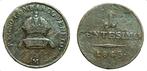 . (318) 5 bronzen munten Italië Lombardia/Venetia -