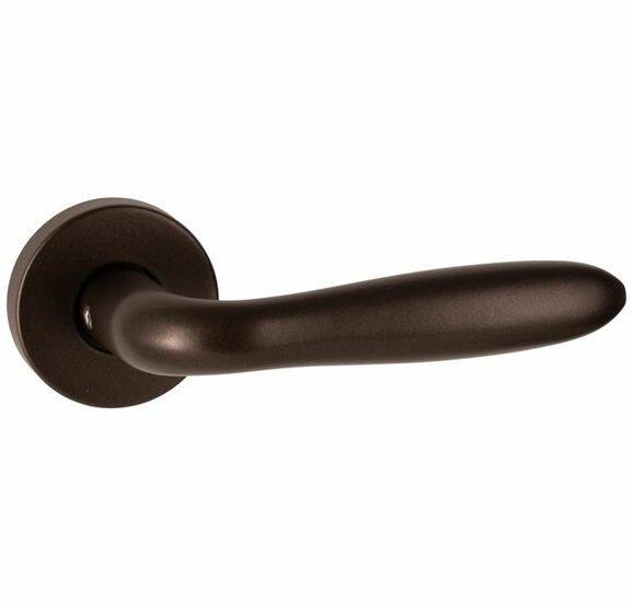 Deurkruk op rozet CINO brons, Doe-het-zelf en Bouw, Hang- en Sluitwerk, Ophalen of Verzenden