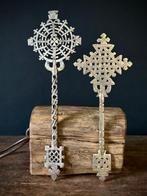 Kruis (2) - Koptisch - zilverlegering - 1990-2000 - Meskel -