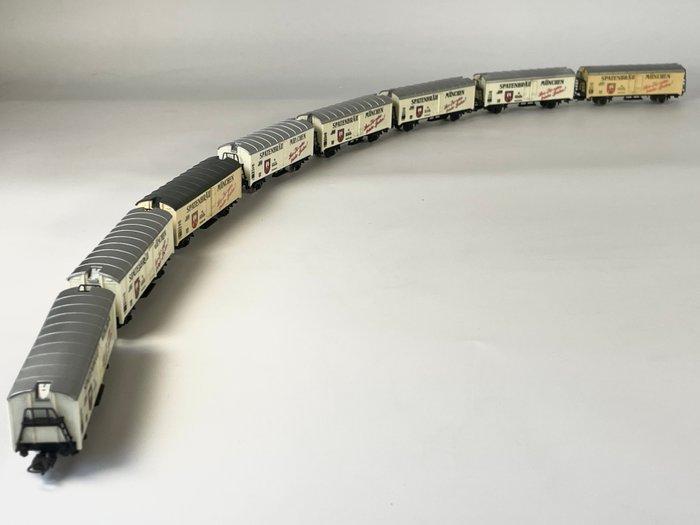 Lima H0 - Modeltrein goederenwagonset (8) - Bier trein, Hobby en Vrije tijd, Modeltreinen | H0