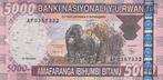 2004 Rwanda P 33 5000 Francs Unc, Postzegels en Munten, België, Verzenden