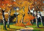 Eduard Paul Rüdisühli (1875-1938) - Beech trees in autumn -