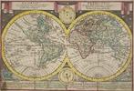 Wereld, Planisferio; Johann Georg Schreiber - Globus