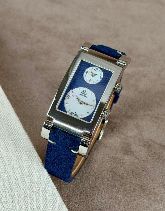 Jacob & Co. - Angel Two-Time Zone white MOP Date dial - Sans, Handtassen en Accessoires, Horloges | Heren