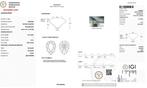 1 pcs Diamant (Naturelle) - 1.02 ct - Poire - I - VVS2 -, Handtassen en Accessoires, Edelstenen, Nieuw