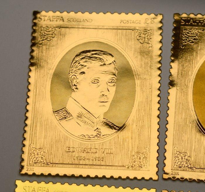 Schotland. Medal George V ,VI, Edward VII, VIII - 4 x, Timbres & Monnaies, Monnaies | Europe | Monnaies non-euro