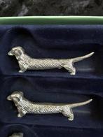 Messensteun (12) - Metaal - 12 teckel messenleggers