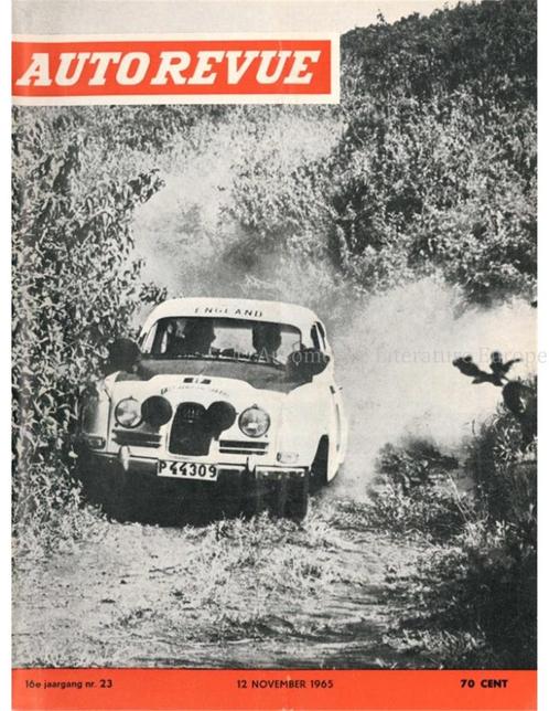 1965 AUTO REVUE MAGAZINE 23 NEDERLANDS, Boeken, Auto's | Folders en Tijdschriften