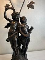 after Auguste Moreau - Lampe de table - Bronze, Métal,, Antiquités & Art