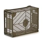 Gebruikte Euronorm stapelbakken wanden + bodem geperforeerd, Doe-het-zelf en Bouw, Kratten en Dozen, Ophalen of Verzenden, Gebruikt