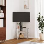 vidaXL Tv-standaard hoek 3-laags voor 32-70 inch zwart en, Verzenden, Nieuw