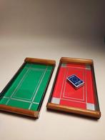 Rufra Wasungen - Dienblad (2) - Bauhaus - hout met metaal en, Antiek en Kunst