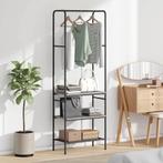 vidaXL Kledingrek met planken Anders Grijs sonoma 60 x 30 x, Verzenden, Nieuw