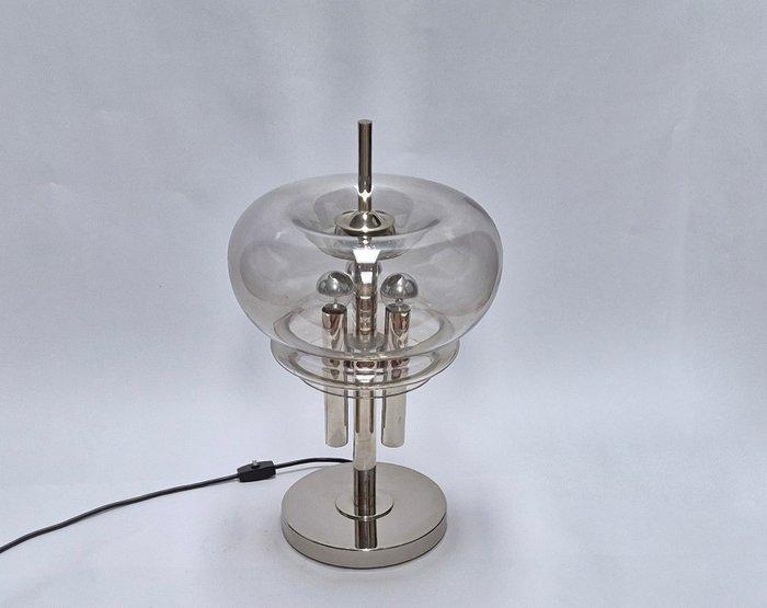 Leclaire & Schäfer - Lampe de table - Verre, Chrome, Antiek en Kunst, Antiek | Verlichting