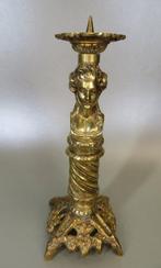 Rococo kandelaar met dame - Chandelier - Laiton, Antiek en Kunst