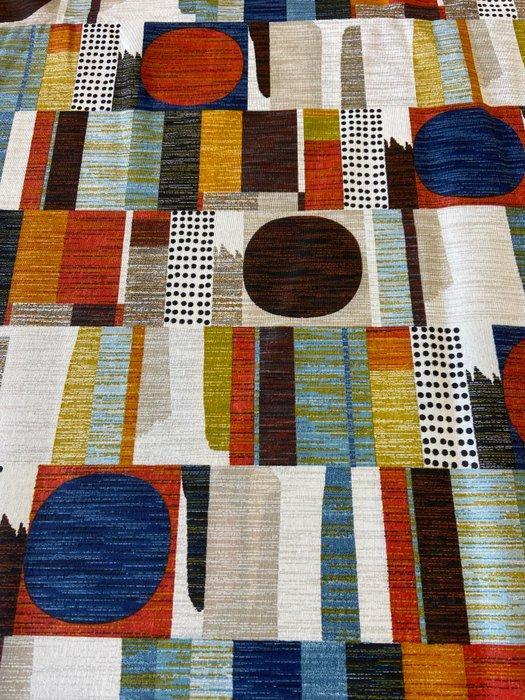 Elegant en delicaat stof met een optisch patroon in dubbele, Antiquités & Art, Tapis & Textile