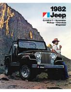 1982 JEEP PROGRAMMA BROCHURE ENGELS, Nieuw