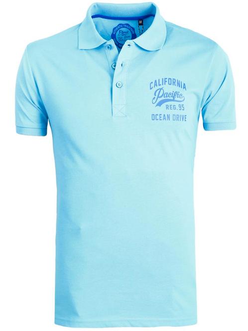 E-bound Polo Shirt Heren Met California Pacific Print, Vêtements | Hommes, T-shirts, Envoi