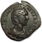 Romeinse Rijk. Otacilia Severa (Augusta, AD 244-249)., Postzegels en Munten