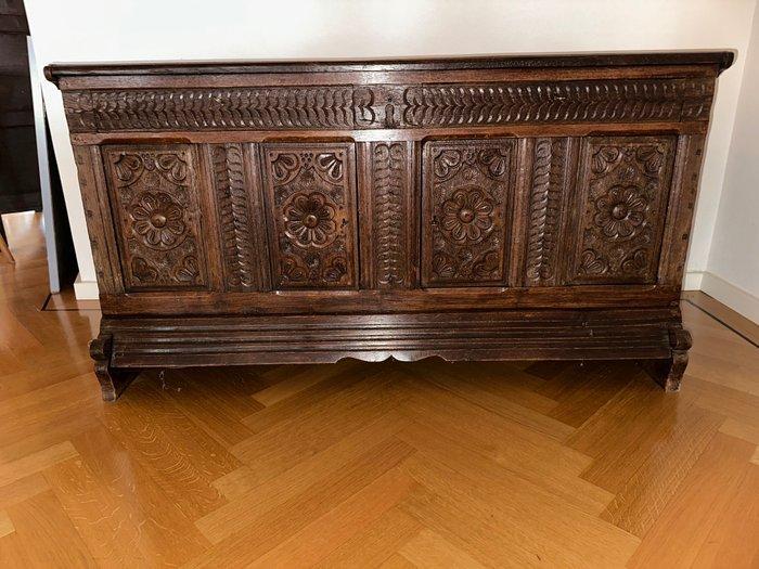 Kist - Eik - Dekenkist, Antiek en Kunst, Antiek | Overige Antiek