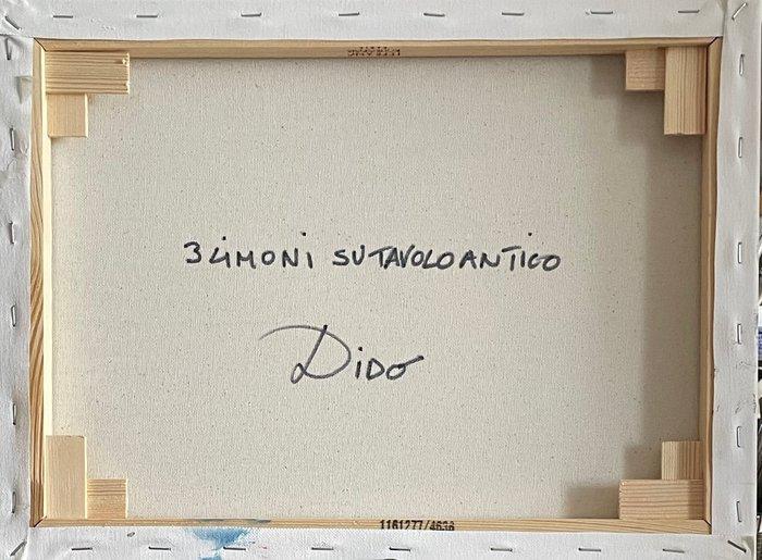 Dido - 3 Limoni su tavolo antico - 3 lemons on an antique, Antiek en Kunst, Kunst | Schilderijen | Modern