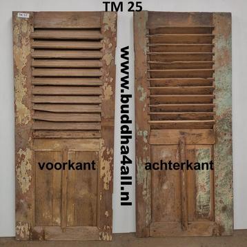 Goedkope antieke louvre luiken/ raamluiken/ franse deurtjes beschikbaar voor biedingen