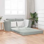 vidaXL Vouwsofa Bed Lichtgrijs 148 x 71 x 83 cm Fluweel, Huis en Inrichting, Zetels | Zetels, Verzenden, Nieuw