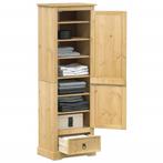 vidaXL Kledingkast Corona 55x38x170 cm massief grenenhout, Huis en Inrichting, Kasten | Kleerkasten, Verzenden, Nieuw