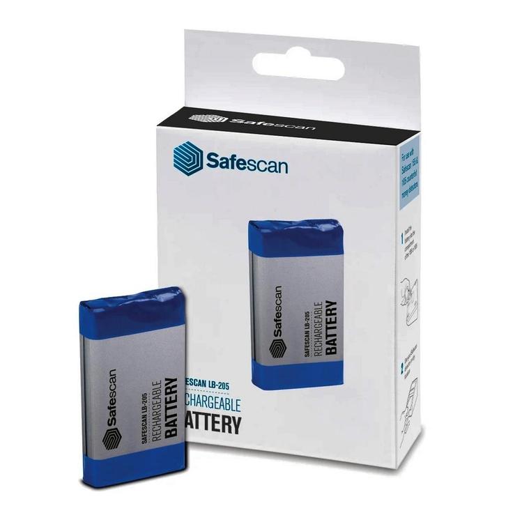 Oplaadbare Accu | Safescan Geldtelweegschalen | 30 Uur, Zakelijke goederen, Horeca | Keukenapparatuur, Nieuw in verpakking, Verzenden