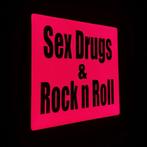 Enseigne publicitaire - Noir à Amsterdam  Sexe, Drogues et