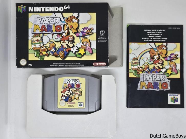 Nintendo 64 / N64 - Paper Mario - NEU6, Games en Spelcomputers, Games | Nintendo 64, Gebruikt, Verzenden