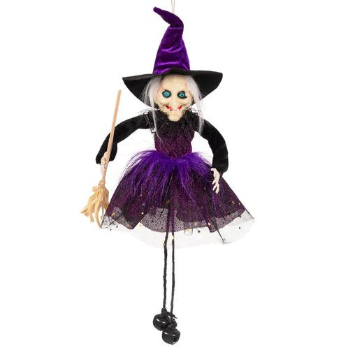 Halloween Hangdecoratie Heks, Hobby en Vrije tijd, Feestartikelen, Nieuw, Verzenden