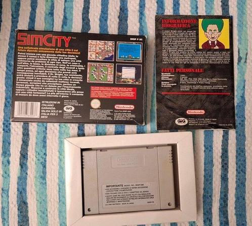 Nintendo - Snes - Super Nintendo - SimCity - complete - very, Games en Spelcomputers, Spelcomputers | Overige Accessoires