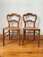 Chaise (2) - Hêtre, Cannage, Antiek en Kunst