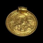 Viking periode Goud Hanger/Ring/amulet. (Academisch rapport, Verzamelen