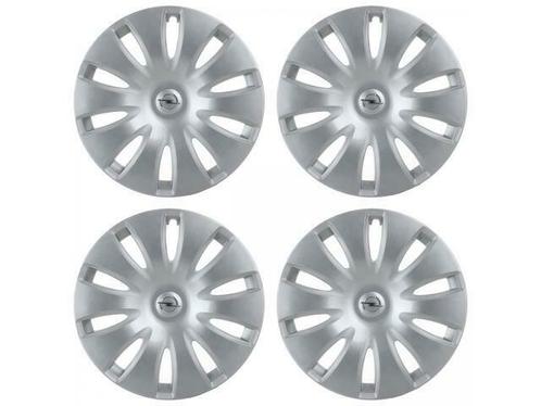 4x ORIGINAL GM wielafdekking wielafdekking Opel ZILVER 17 In, Auto-onderdelen, Banden en Velgen, Ophalen of Verzenden