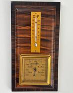 Weerstation - Hout - Oud vintage weerstation