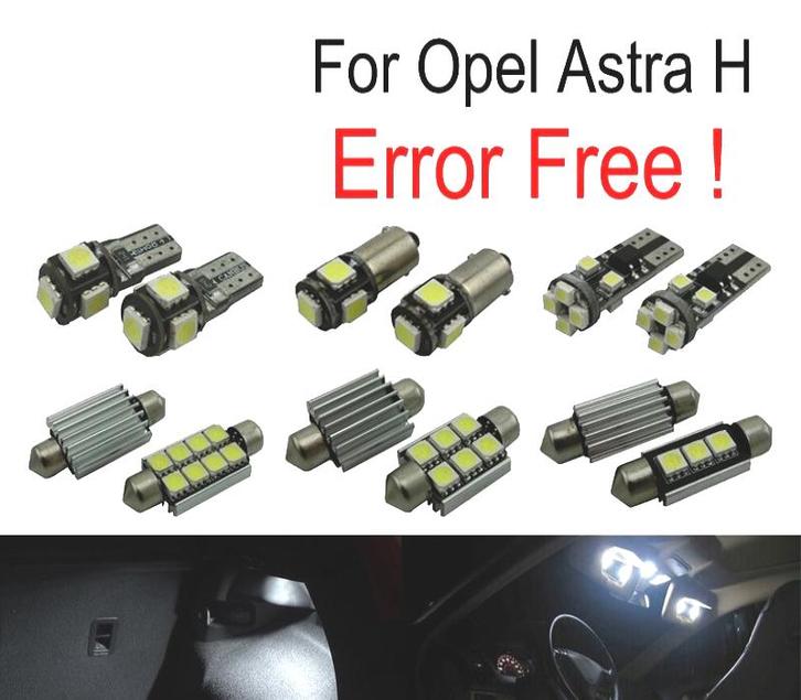 Kit 15 Ampoules Led Intérieur Pour Opel Astra H Opc Gtc Berl, Auto-onderdelen, Verlichting, Verzenden