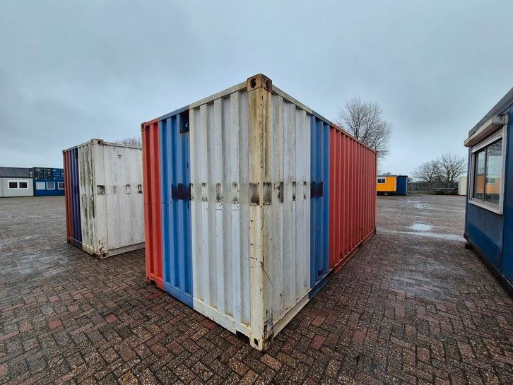 HS-1612 Opslagcontainer 20ft met stelling en verlichting, Zakelijke goederen, Machines en Bouw | Keten en Containers, Ophalen of Verzenden