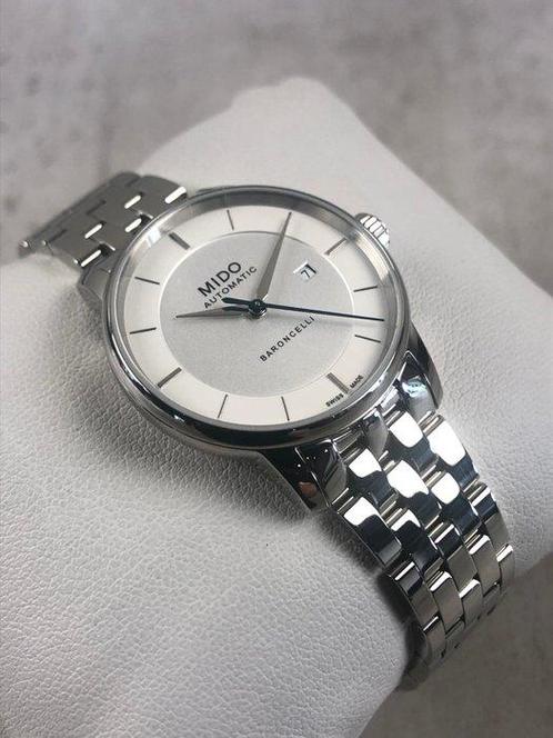 Mido - Baroncelli Signature Automatic - M0372071103100 -, Handtassen en Accessoires, Horloges | Heren