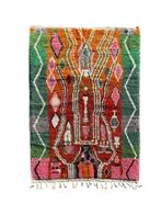 Kleurrijk modern Berbertapijt uit Marokko - Vloerkleed - 220, Nieuw