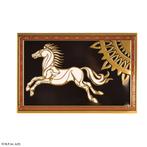 Lord of the Rings Rohan Flag Aluminium Plate, Collections, Lord of the Rings, Ophalen of Verzenden