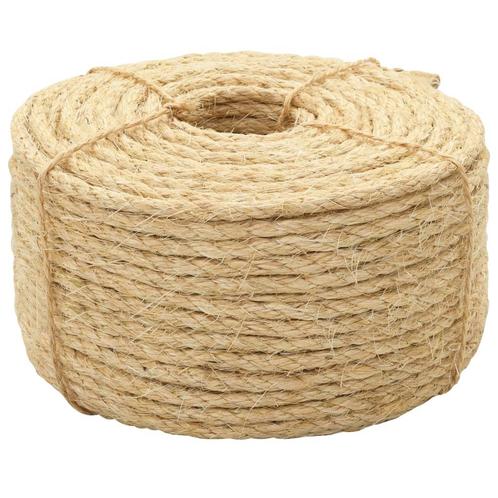 vidaXL Touw 6 mm 100 m 100% sisal, Doe-het-zelf en Bouw, IJzerwaren en Bevestigingsmiddelen, Nieuw, Verzenden