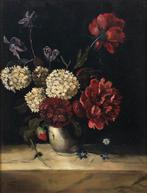 École Espagnole (XX) - Fleurs de lHeure Obscure, Antiek en Kunst, Kunst | Schilderijen | Klassiek